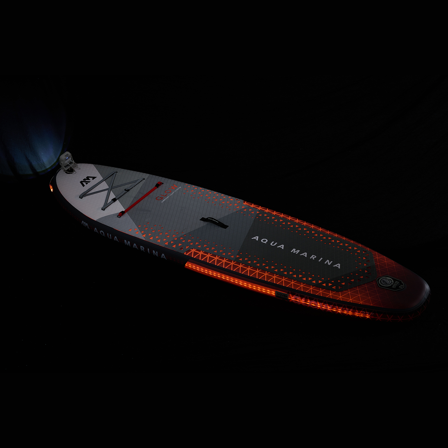 SUP-доска "BT-24GL" 315х79х15см, Ambient Light System, киль, лиш, до 140кг, Aqua Marina BT-24GL