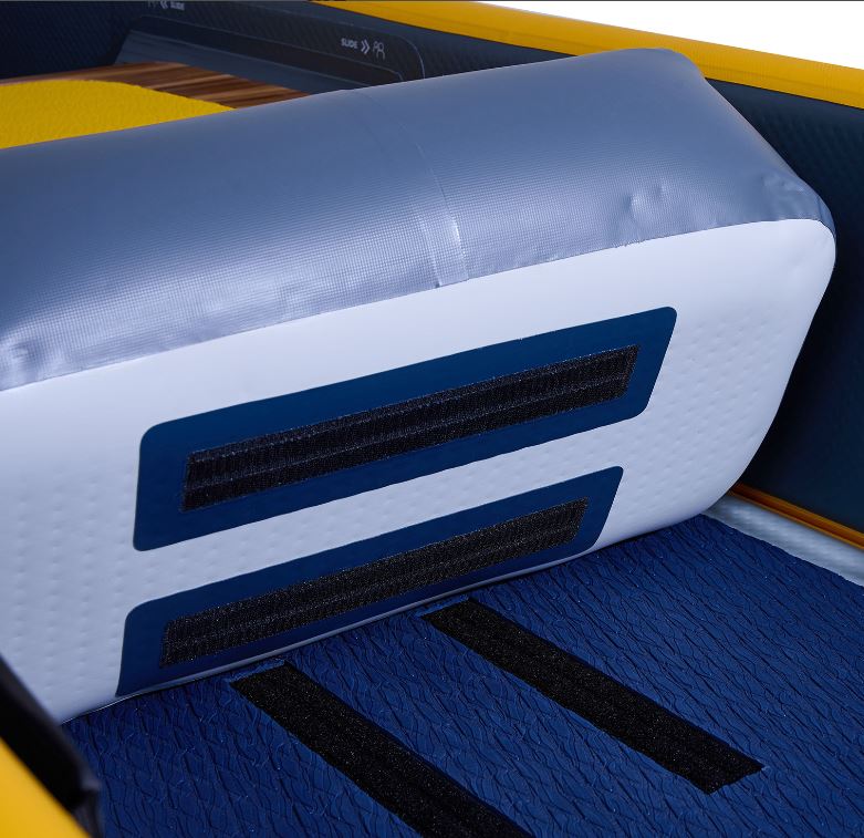 Надувное каноэ (байдарка) "Tomahawk AIR-C" 478x88см, насос, сиденье, киль, рюкзак, до 260кг, Aqua Marina AIR-C