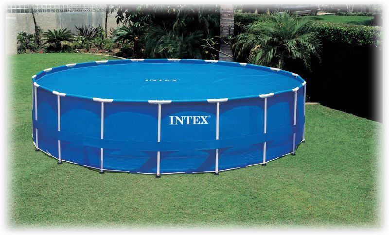 Солнечное покрывало для бассейнов Easy Set и Metal Frame 488см (D470см, 160мкр (150g/m2)), Intex 29024