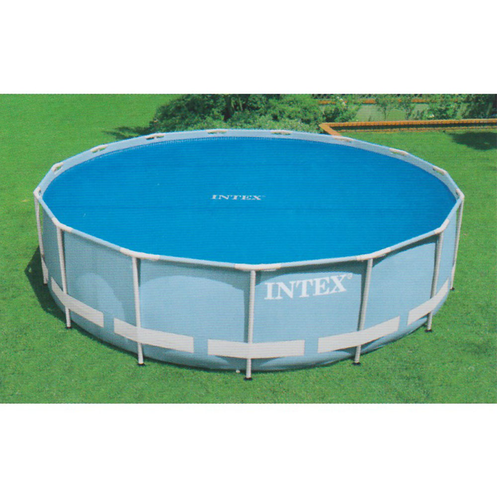 Солнечное покрывало для бассейнов Easy Set и Metal Frame 488см (D470см, 160мкр (150g/m2)), Intex 28014