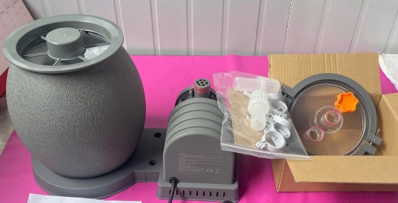 Песочный фильтр-насос 100w, 4,5/3,м3/ч, резервуар для песка 11кг, фракция 0.45-0.85мм, STERMAY 57007