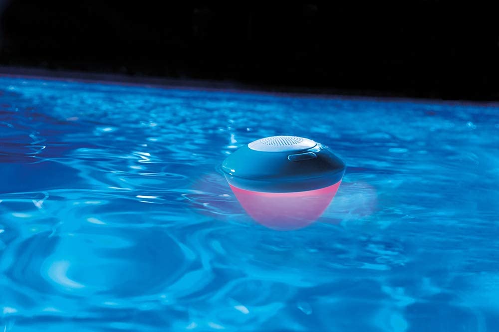 Плавающая Bluetooth-колонка с Led-подсветкой, Intex 28625