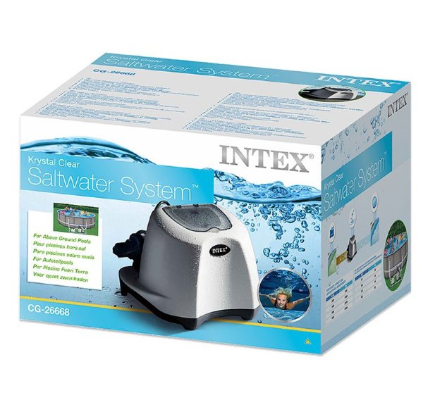 Хлоргенератор (система морской воды) для бассейна до 26500л, с таймером, Intex 26668