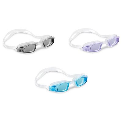 Очки для плавания "Free Style Sport" от 8 лет, 3 цвета, Intex 55682