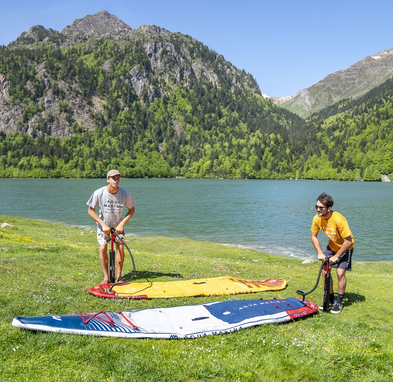 Ручной насос liquid air v2, для sup-досок, лодок и каяков, Aqua Marina B0303928