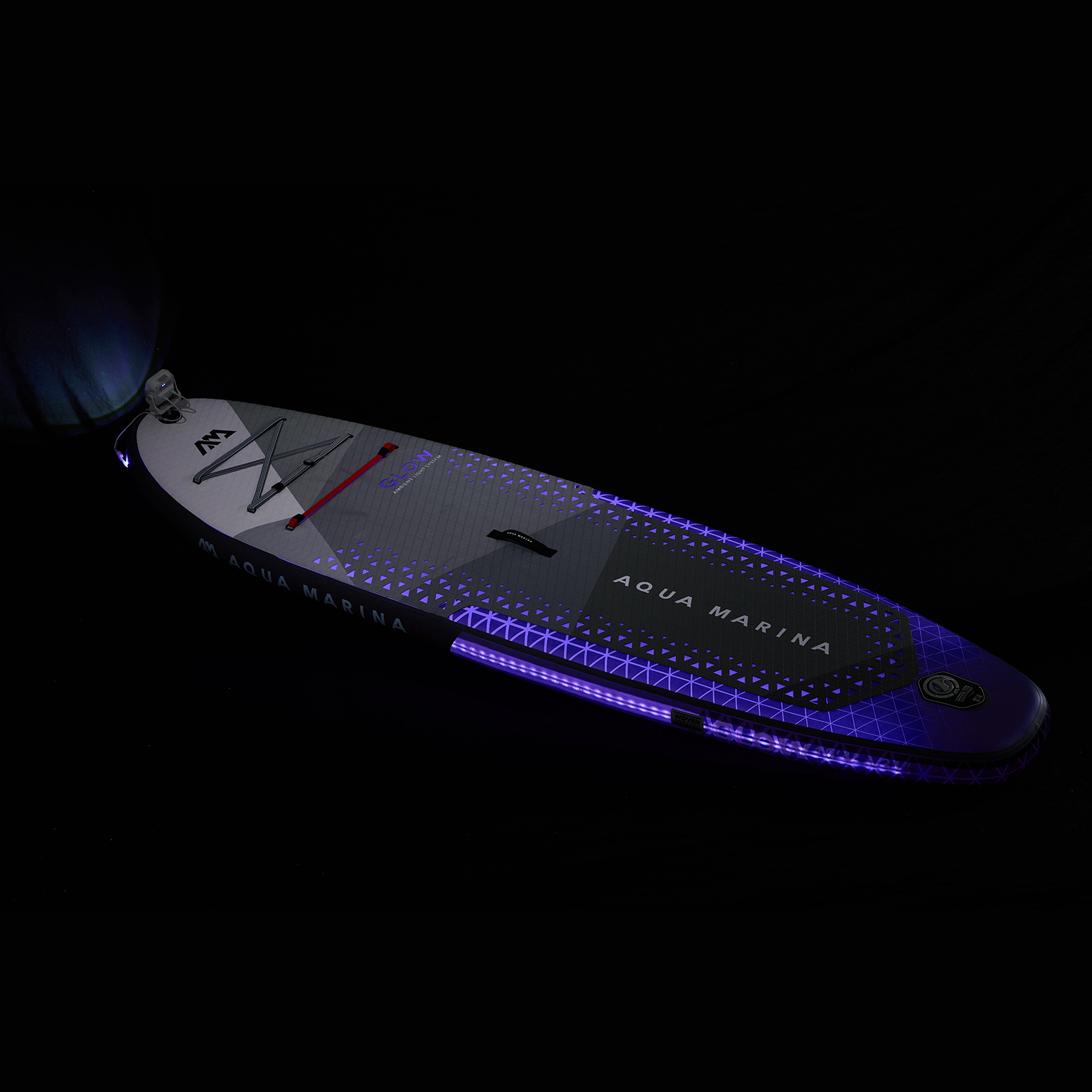 SUP-доска "BT-24GL" 315х79х15см, Ambient Light System, киль, лиш, до 140кг, Aqua Marina BT-24GL