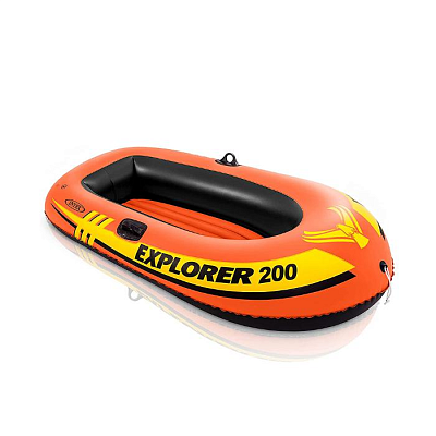 Надувная лодка "Explorer 200" 185х94х41см, от 6 лет, до 95кг, Intex 58330