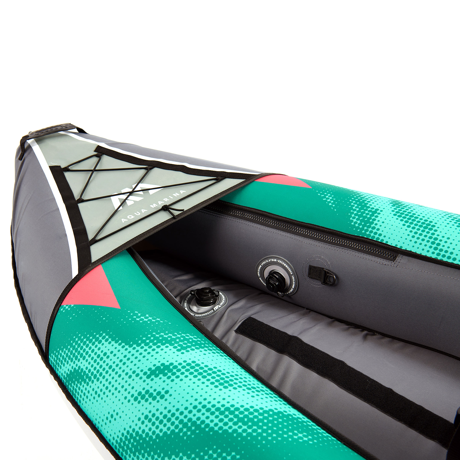 Надувная байдарка "Laxo-380" 380x90см, весла, сиденья, киль, сумка, до 210кг, Aqua Marina LA-380
