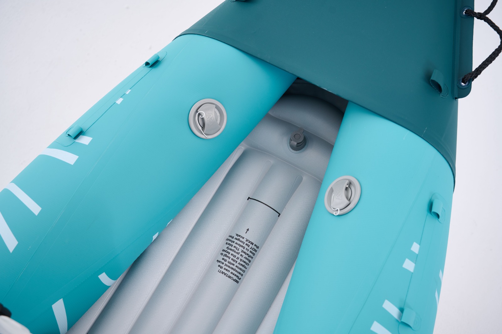 Надувная байдарка Kayak Glider-475 475x83х42см,3 весла, 3 сиденья, киль, до 230кг, Aqua Marina PA-25GD03