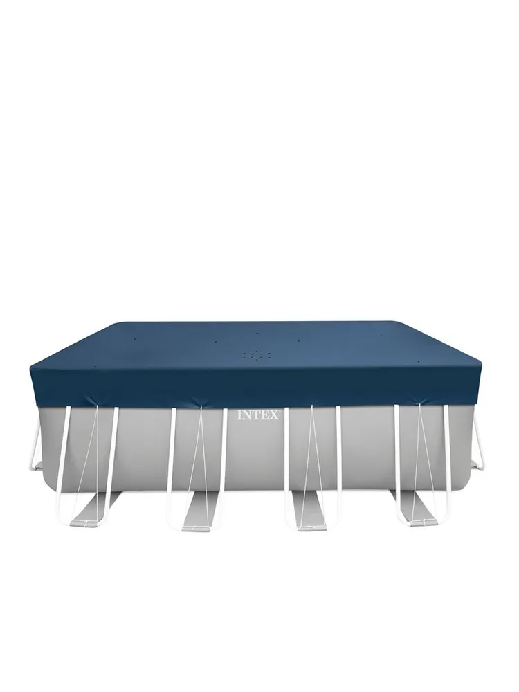 Тент для каркасного бассейна Rectangular Frame 400х200см Deluxe всесезонный (389х189х20см), Intex 28079