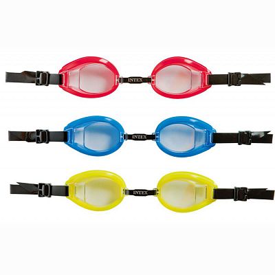 Очки для плавания "Splash", от 8 лет, 3 цвета, Intex 55608