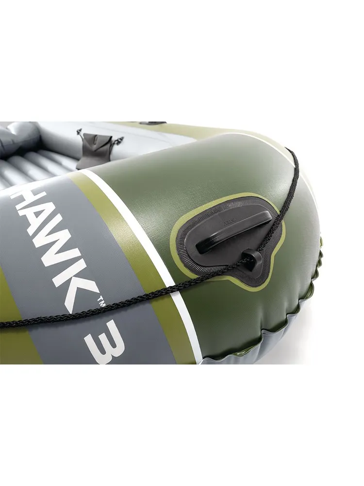 Надувная лодка "Seahawk 3" 295х137х43см, алюм.вёсла 137см, насос 68614, до 360кг, Intex 66333