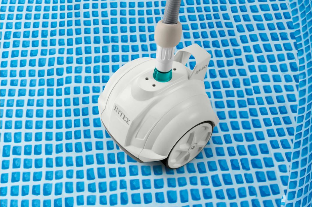 Автоматический пылесос ZX50 для каркасных бассейнов до 488см, для насосов от 3407 до 5678л/ч, Intex 28007