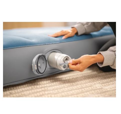 Надувной матрас 99х191х25см "Prestige" встр. насос аккумуляторный, до 136кг, Intex 64187