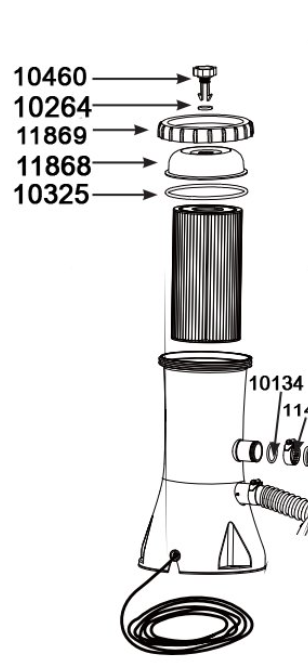 Уплотнительное кольцо для выпускного клапана, Intex 10264