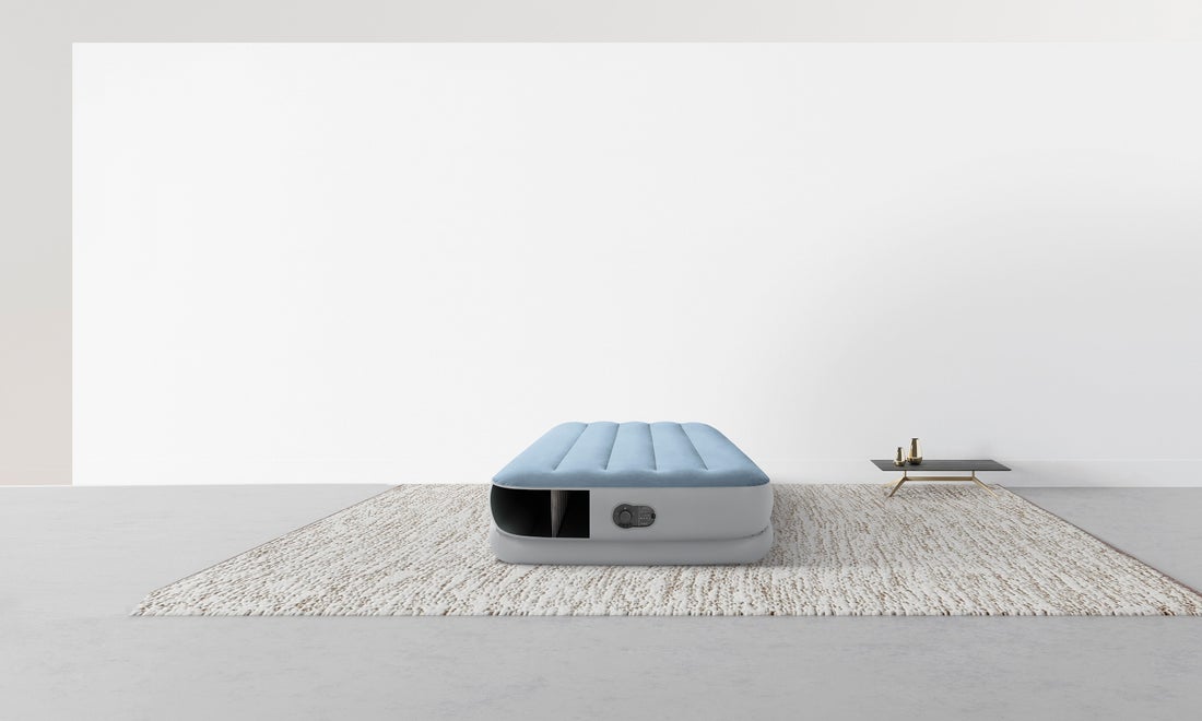 Надувной матрас 99х191х36см со встр. насосом USB 5V, до 272кг, Intex 64157