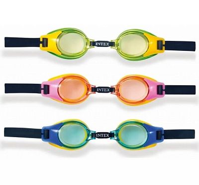 Очки для плавания "Junior" 3-8 лет, 3 цвета, Intex 55601