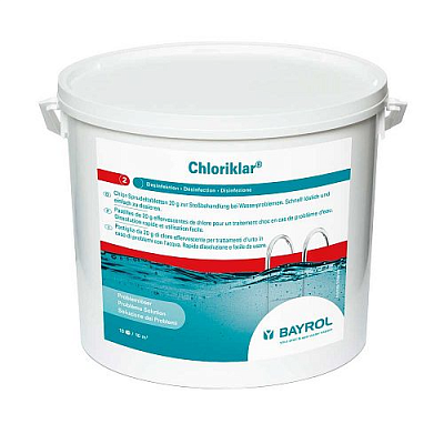 ХЛОРИКЛАР (Chloriklar), 25 кг ведро, табл.20гр, быстрорастворимый хлор для дезинфекции воды, Bayrol 4531119