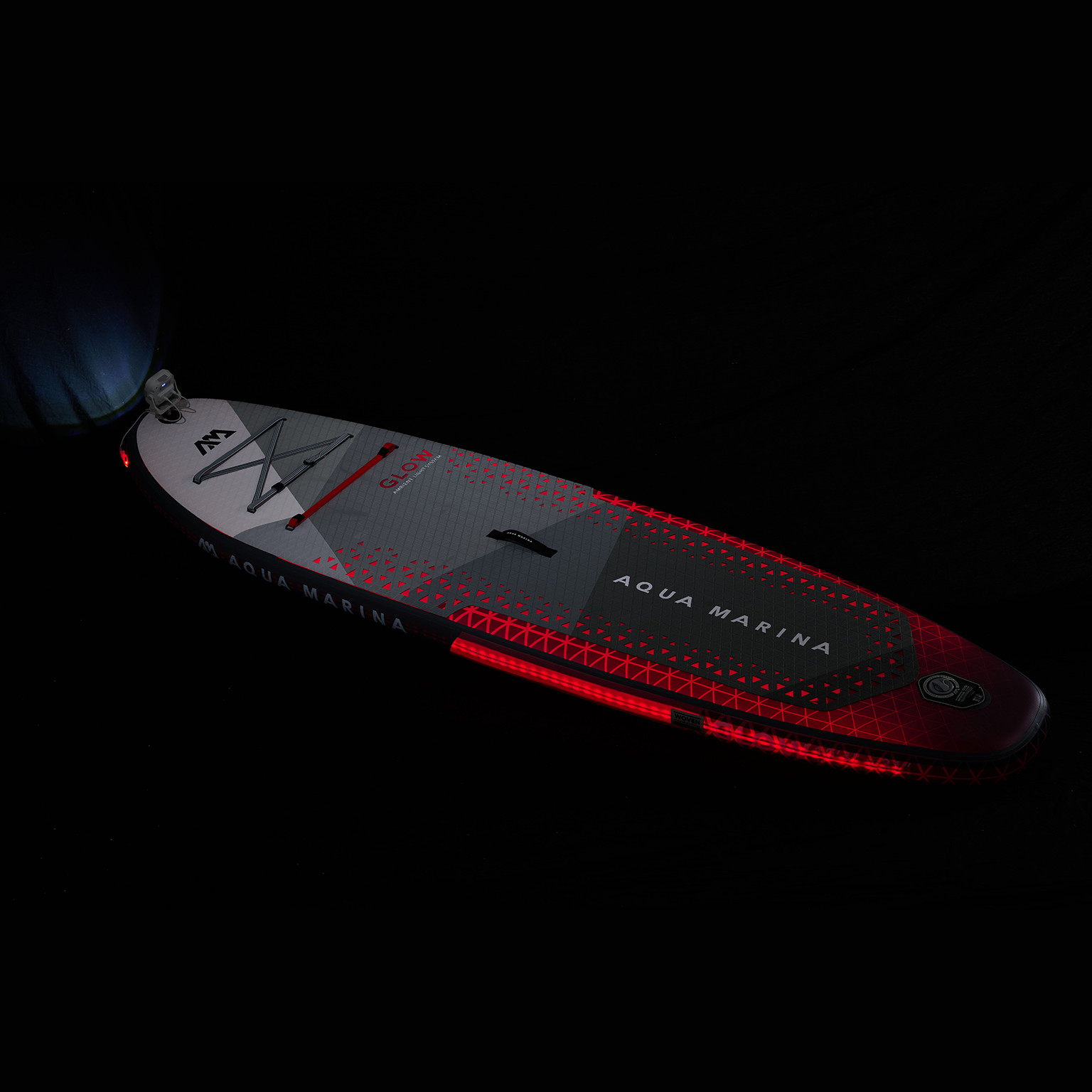 SUP-доска "BT-24GL" 315х79х15см, Ambient Light System, киль, лиш, до 140кг, Aqua Marina BT-24GL