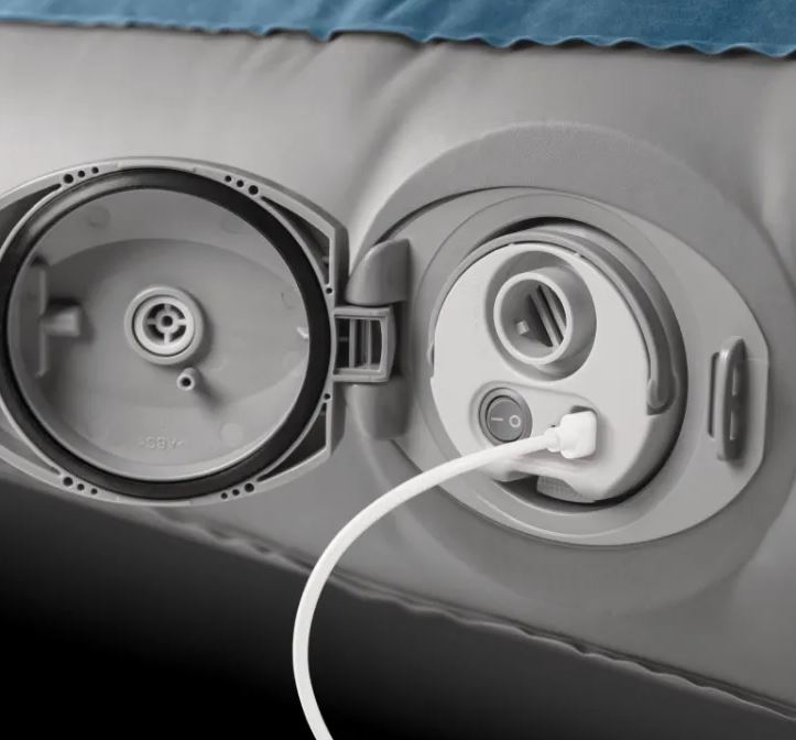 Надувной матрас 152х203х25см "Prestige" встр.насос аккумуляторный, до 272кг, Intex 64189