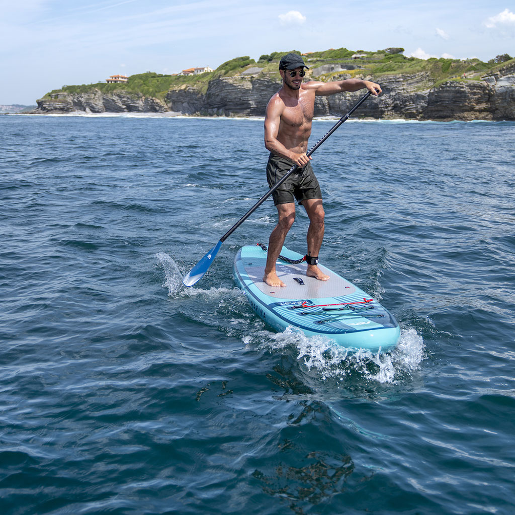SUP-доска "Beast" 320х81х15см, насос, весло, лиш, киль, ремнабор, сумка, до 140кг, Aqua Marina BT-23BEP