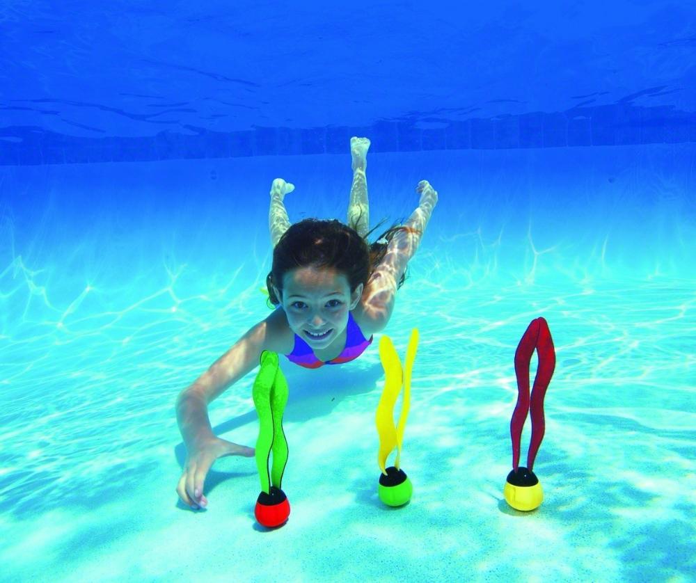 Набор для подводной игры "Лепестки" от 6 лет, 3 цвета в наборе, Intex 55503