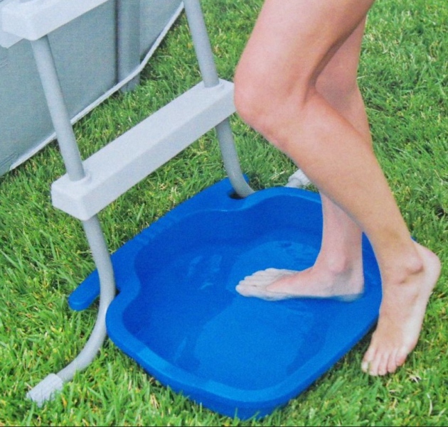 Пластиковая ванна для ног 56х46х9см, для лестниц от 91 до 132 см, Intex 29080