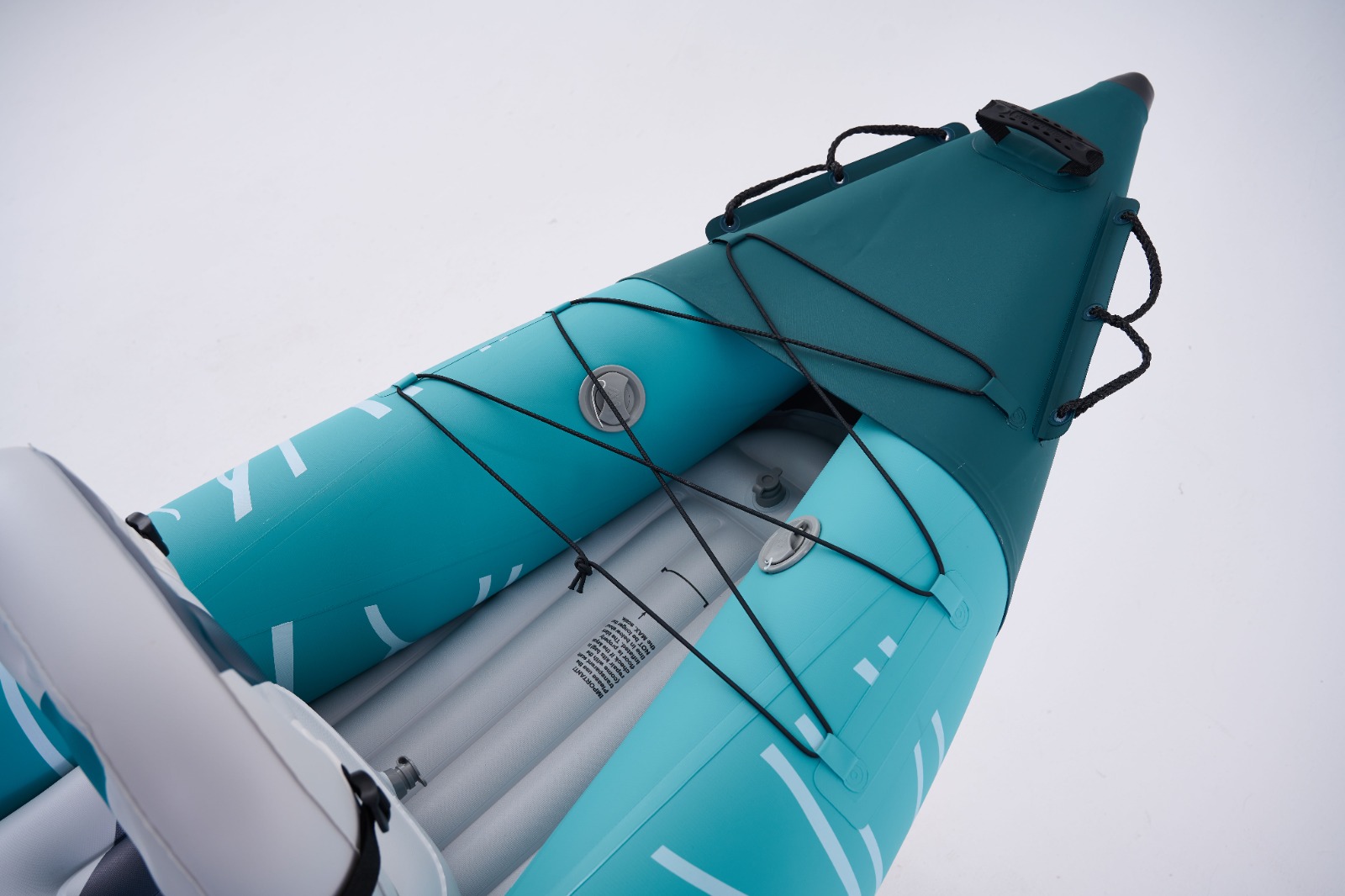 Надувная байдарка Kayak Glider-412 412x83х42см, весла, сиденья, киль, до 180кг, Aqua Marina PA-25GD02