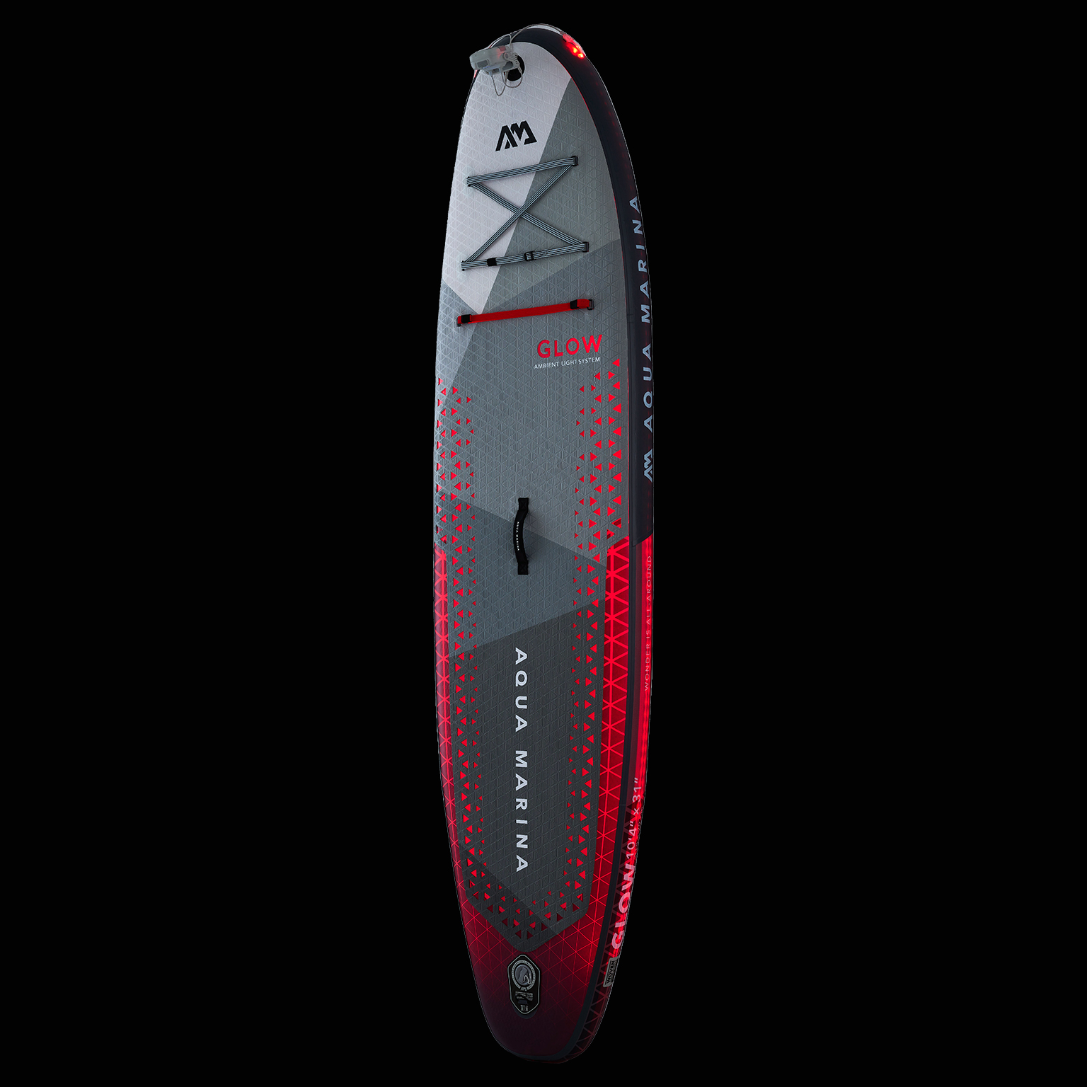 SUP-доска "BT-24GL" 315х79х15см, Ambient Light System, киль, лиш, до 140кг, Aqua Marina BT-24GL