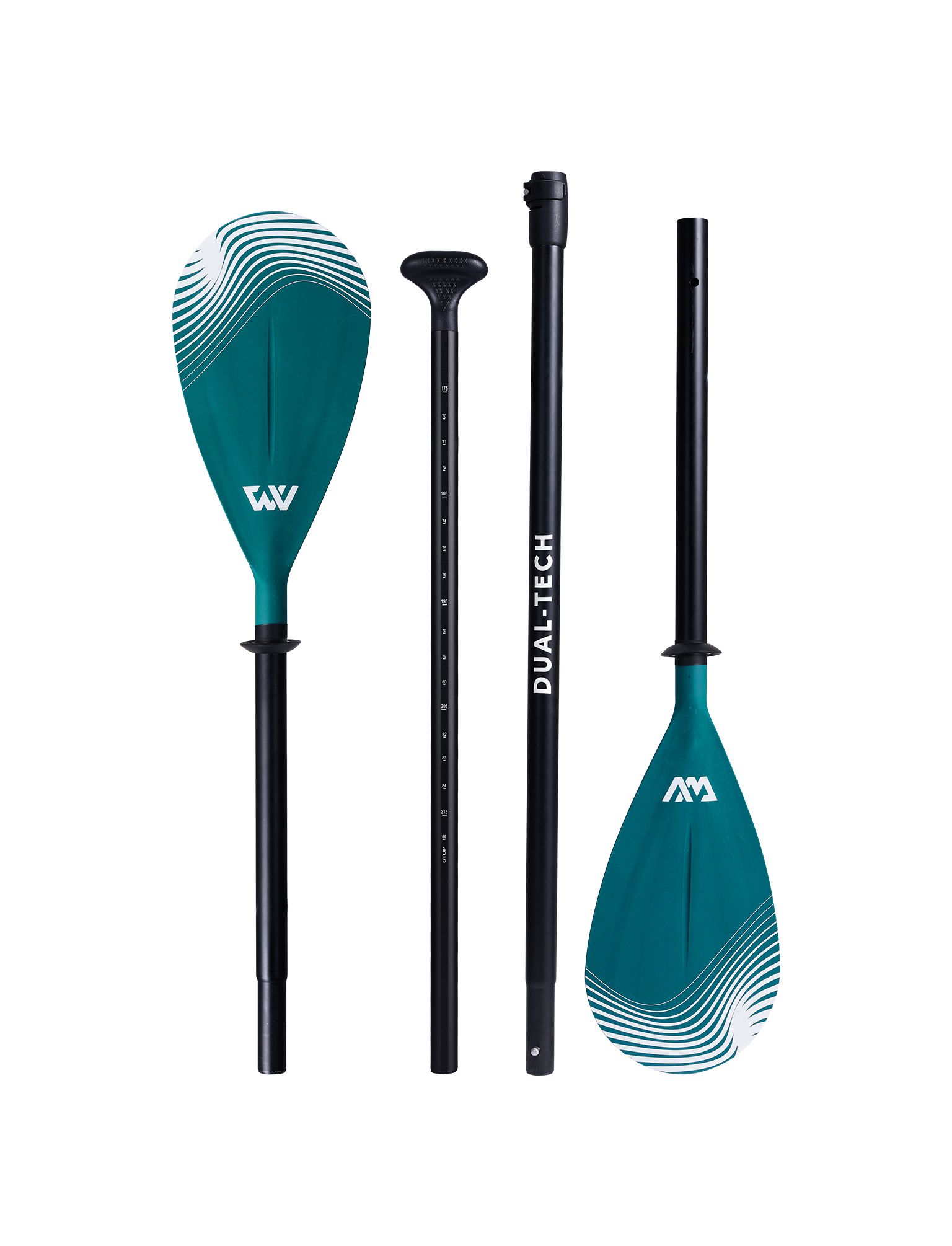 Весло "DUAL-TECH" 2-в-1, для SUP-доски (175-220 см) или каяка (236см), алюминиевое, регулируемое, Aqua Marina B0304614