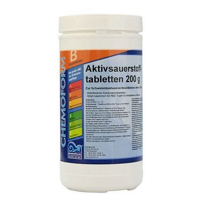 Аквабланк О2 Таблетки (200 г), 1 кг, Chemoform 0592001