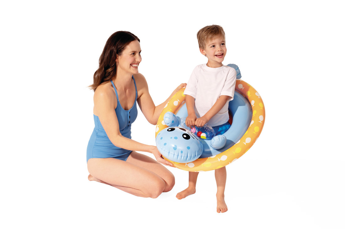 Надувной круг "Животные" с сидением и спинкой, до 23кг, 3-4 лет, Intex 59570