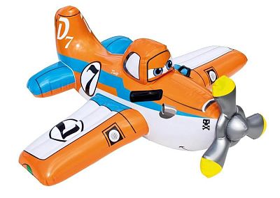Надувная игрушка-наездник 119х119см "Planes" от 3 лет, Intex 57532