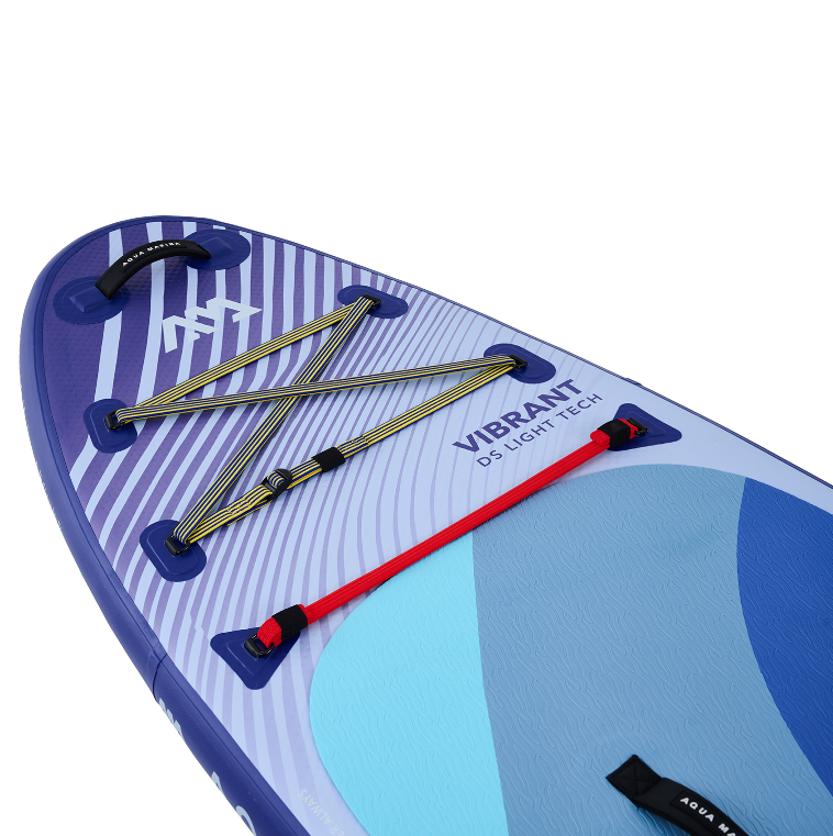 SUP-доска "Vibrant" 244х71х10см для детей, насос, весло, лиш, киль, ремнабор, сумка, до 60кг, Aqua Marina BT-24VIP