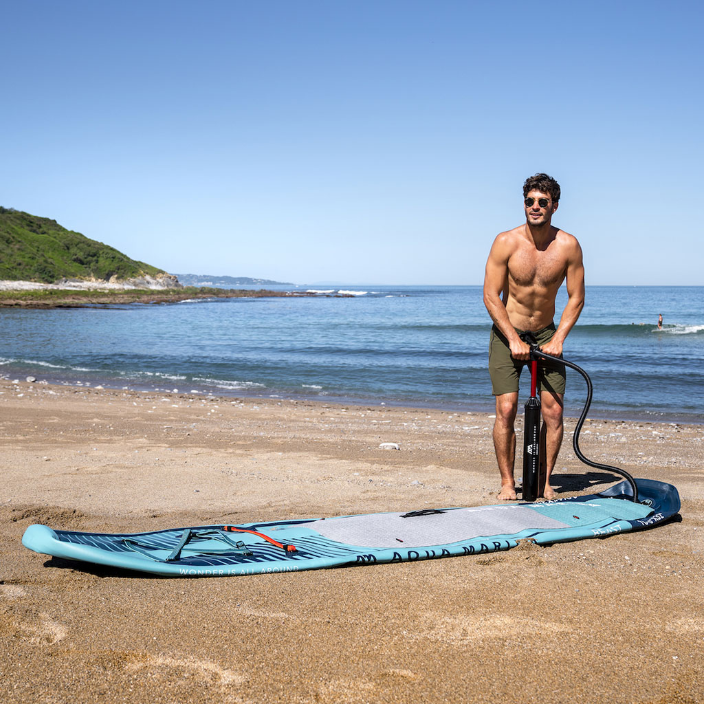 SUP-доска "Beast" 320х81х15см, насос, весло, лиш, киль, ремнабор, сумка, до 140кг, Aqua Marina BT-23BEP
