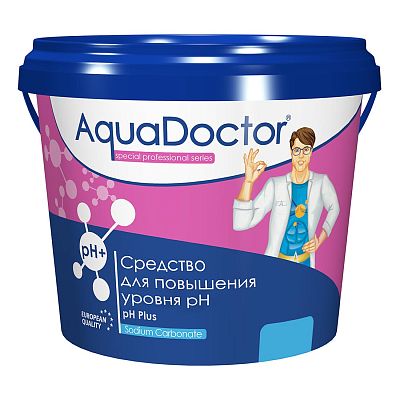 PH Плюс, 5кг ведро, гранулы для повышения уровня рН воды (PHP-5), AquaDoctor AQ2497
