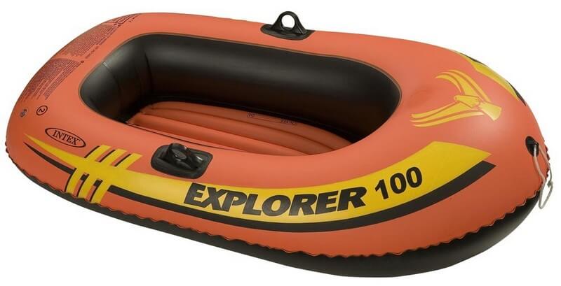 Надувная лодка "Explorer 100" 147x84x36см, от 6 лет, до 55кг, Intex 58329