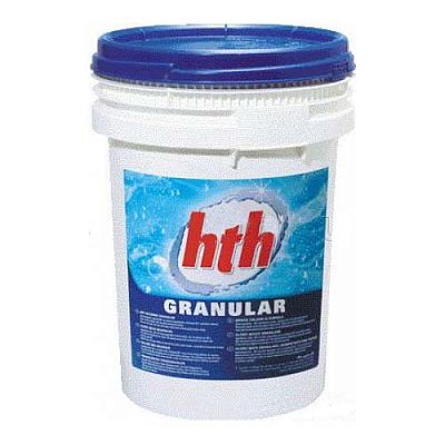Быстрорастворимый хлор в гранулах для уничтожения грибков, вирусов и бактерии, GRANULAR, 45 кг, HTH 30735