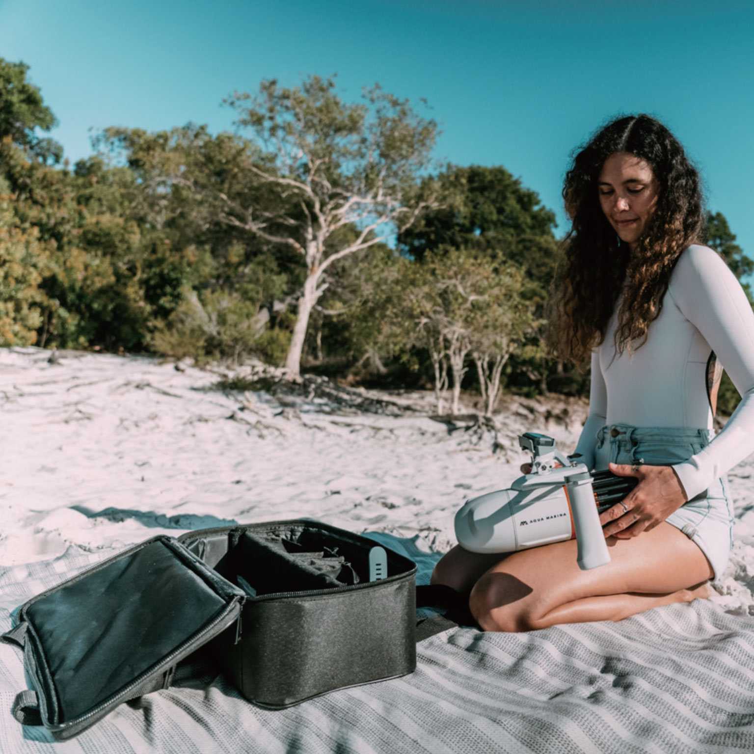 Подводный скутер / Электро плавник BlueDrive X с электромотором и аккумулятором, Aqua Marina PF-240X