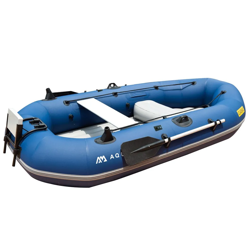 Надувная лодка "Classic Boat", 300х134см, алюм.вёсла, насос, сиденья, сумка, до 400кг, Aqua Marina BT-88890