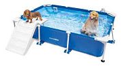Intex 48404 Каркасный бассейн 229х152х46см для животных, фил.-насос 1136л/ч, скиммер, тент, лестница