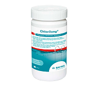 4536120 ХЛОРИЛОНГ 200 (ChloriLong 200), 1кг банка, табл.200гр, медленнорастворимый хлор для непрерывной дези