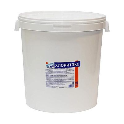ХЛОРИТЭКС, 25кг ведро, гранулы для текущей и ударной дезинфекции воды, Маркопул Кемиклс М75