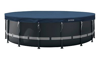 Тент для каркасного бассейна Ultra Frame 488см Deluxe всесезонный (D493х20см), Intex 28084