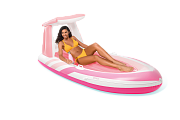 Intex 57804 Надувная лодка "Pink Paradise" 257х135см с навесом, до 100кг