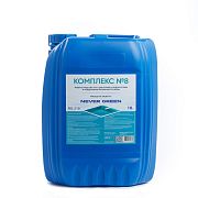 NeverGreen NG-218 Комплекс №8, 10л, канистра, жидкое средство 3-в-1 для борьбы с водорослями и поддержания прозрачност