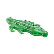 58562 Надувная игрушка-наездник 203х114см "Крокодил" до 80кг, от 3 лет