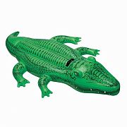Intex 58546 Надувная игрушка-наездник 168х86см "Крокодил" до 40кг, от 3 лет