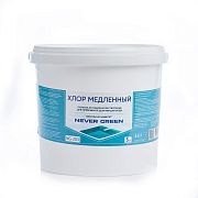 NeverGreen NG-203 Хлор медленный, 5кг, ведро, таблетки 20г медленнорастворимые для непрерывной дезинфекции воды