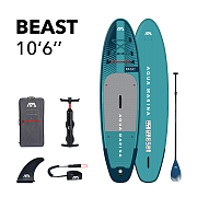 Aqua Marina BT-23BEP SUP-доска "Beast" 320х81х15см, насос, весло, лиш, киль, ремнабор, сумка, до 140кг